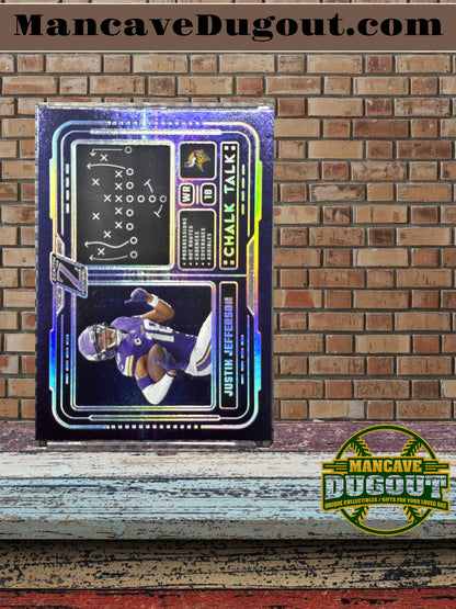 2024 Panini Zenith – ChalkTalk - Justin Jefferson #19 – Minnesota Vikings