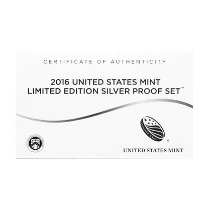 2016 Limited Edition Silver Proof Set Mint Box & COA