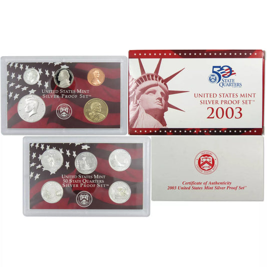 2003 US Mint Silver Proof Set