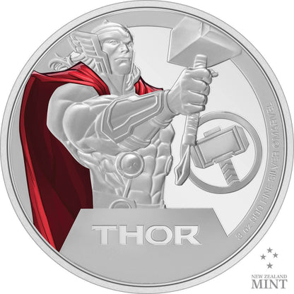 2023 Niue Marvel Thor 3oz Silver Colorized Proof Coin