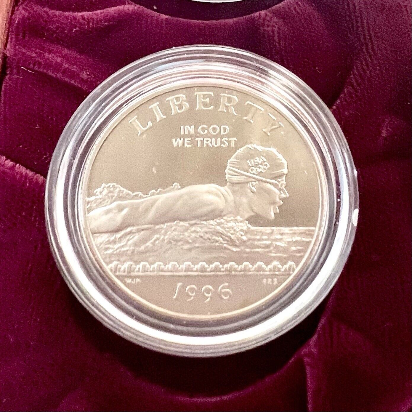 1996 Atlanta US Olympic 16 Proof Gold & Silver Coin Set -Presentation Box