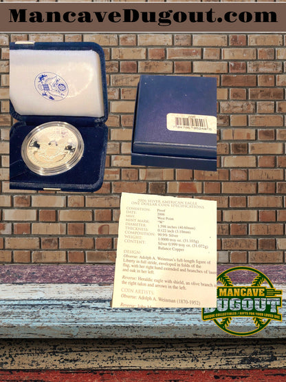 2006 American Eagle One Ounce Silver Proof Coin - From U.S. Mint