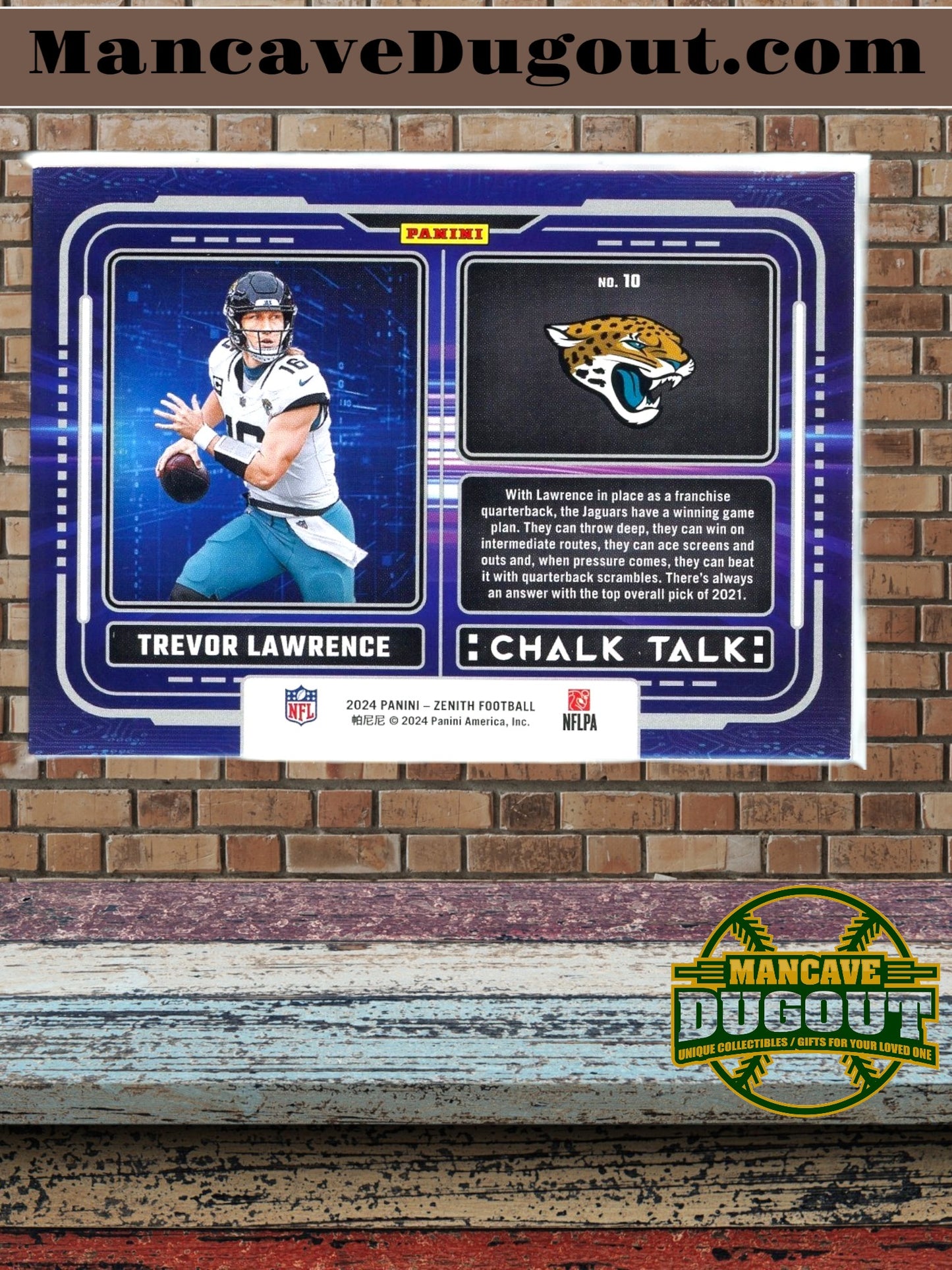 2024 Panini Zenith – Chalk Talk - Trevor Lawrence #10
