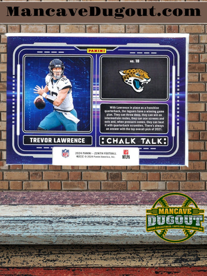2024 Panini Zenith – Chalk Talk - Trevor Lawrence #10