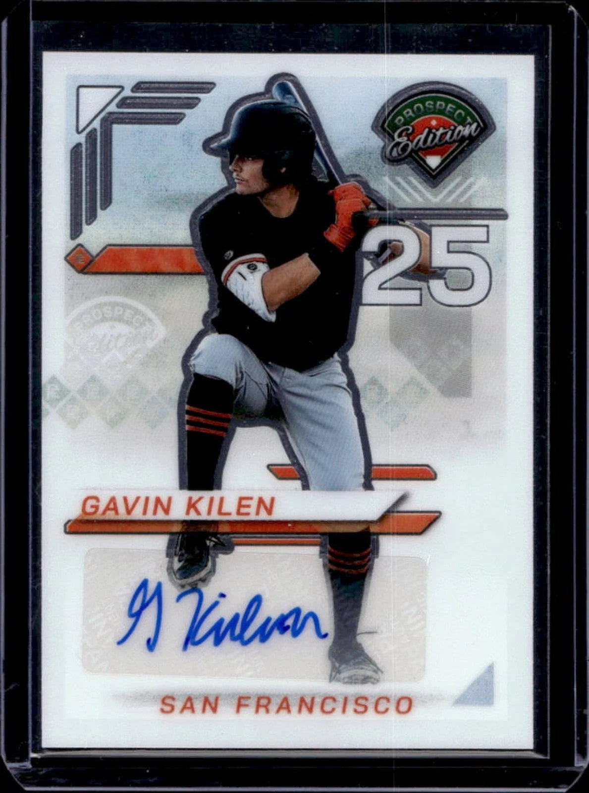 2025 Panini Prospect Edition - Gavin Kilen-Holo Signatures Auto #176 San Francisco Giants Prospect (RC)