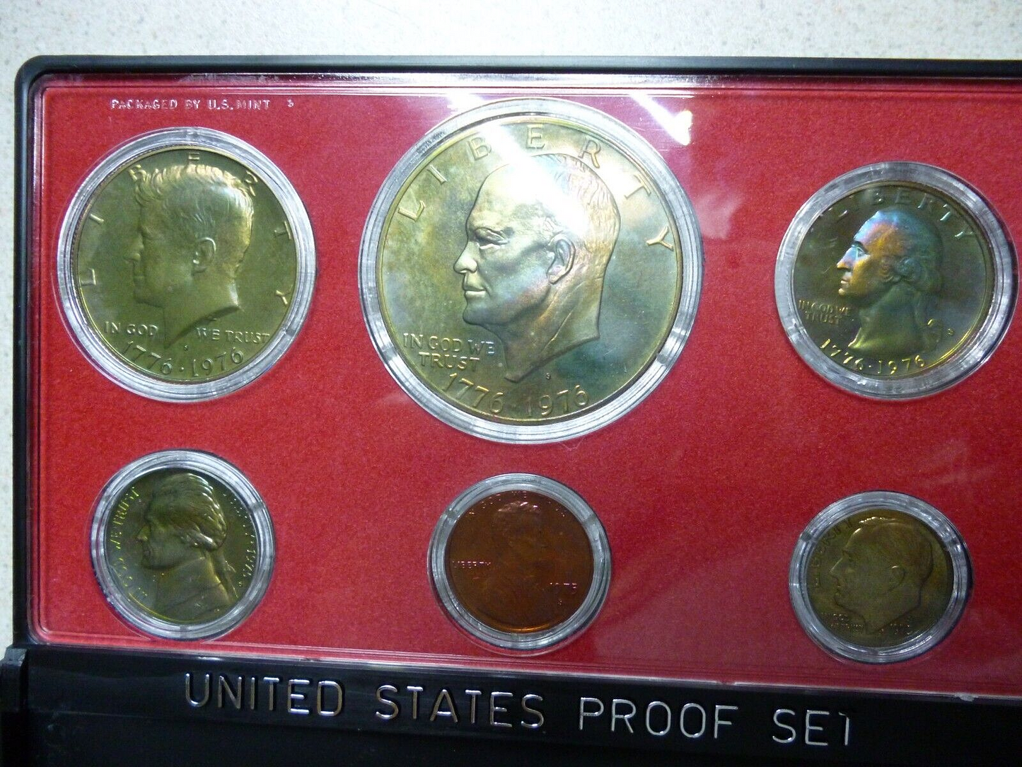 1975-S Proof Set United States US Mint Original Government Packaging Box Ike