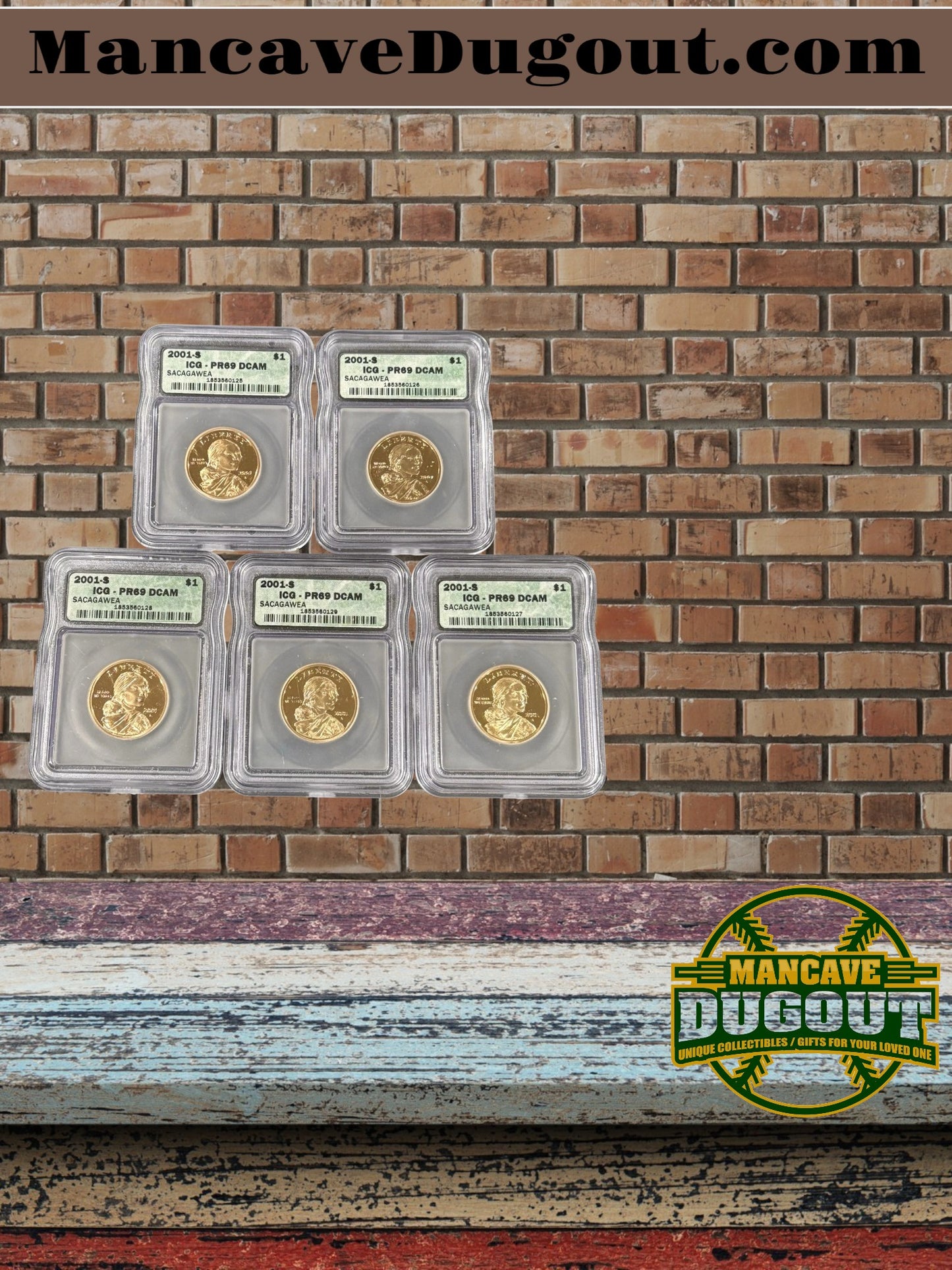 2001-S Sacagawea Dollar PCGS or ICG PR-69 DCAM