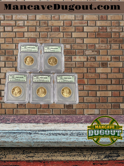 2001-S Sacagawea Dollar PCGS or ICG PR-69 DCAM