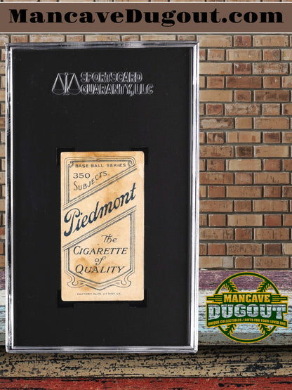 1910 T206 Piedmont Cigarettes - George Schirm – Washington SGC 1.5 (Fair)