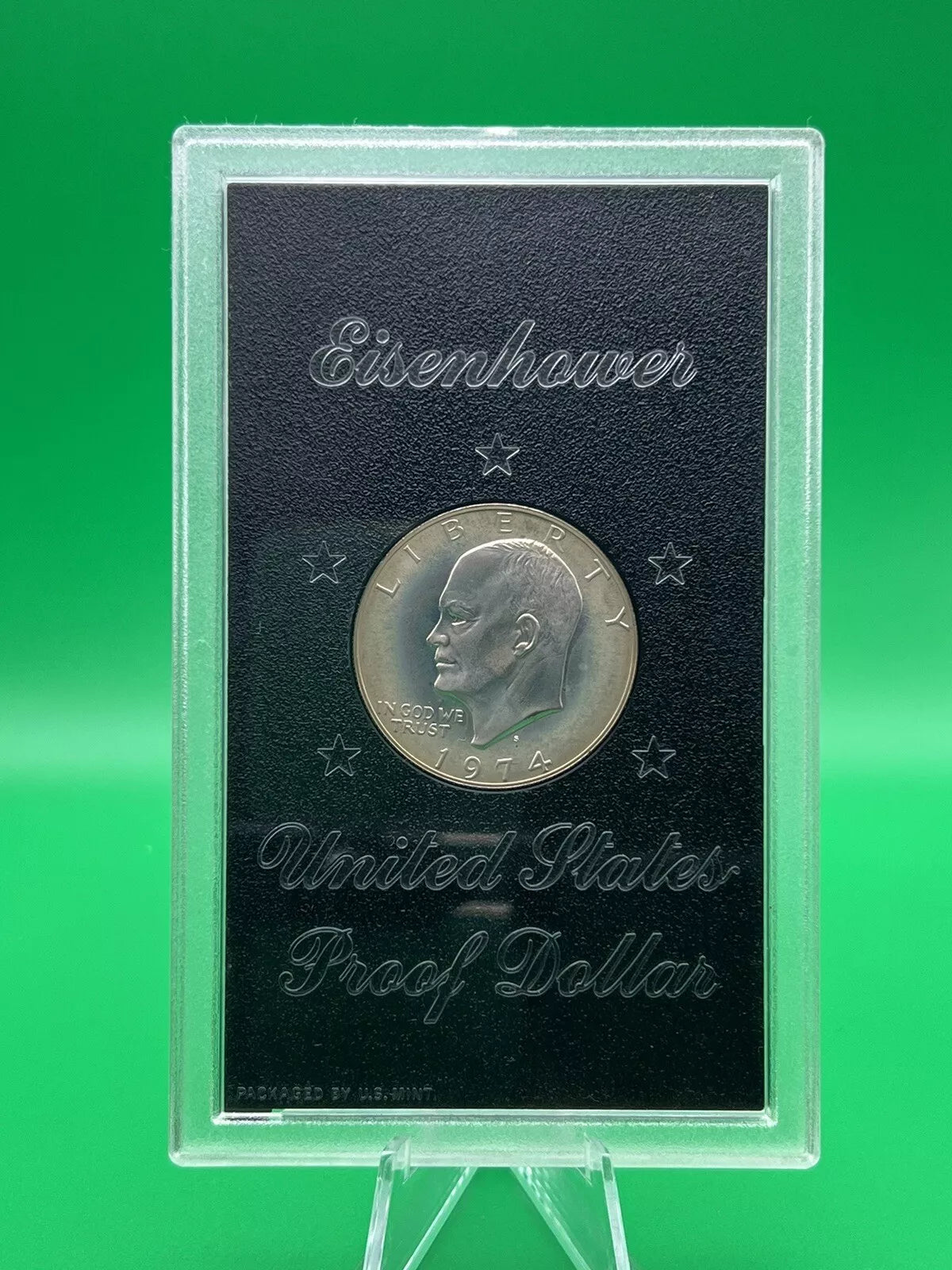 1974 S United States Eisenhower Proof Dollar With Box