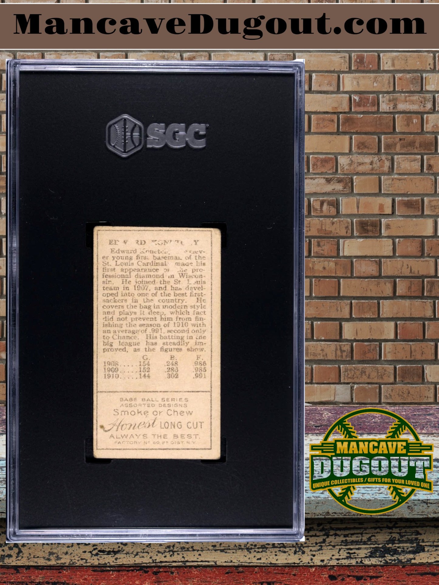 1911 T205 Gold Border – Ira Thomas - Philadelphia Athletics – Sweet Caporal Back SGC 2