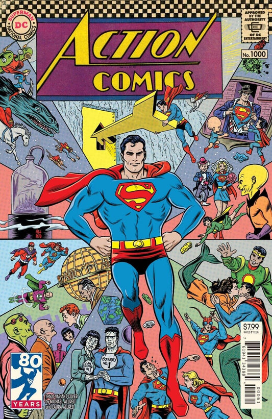 Action Comics #1000 (Allred 1960's Variant Cover) Superman DC (2018) Near Mint
