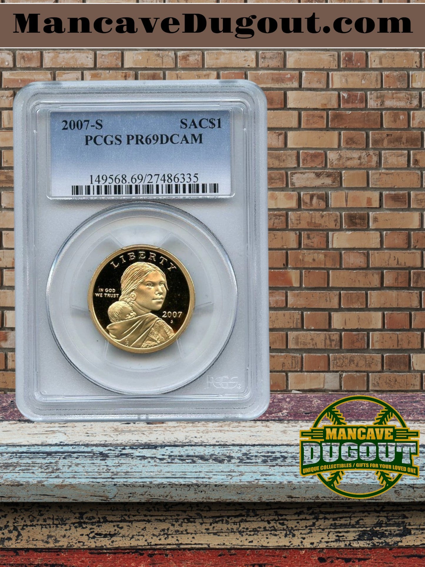 2007-S Sacagawea Dollar PCGS & ICG PR-69 DCAM