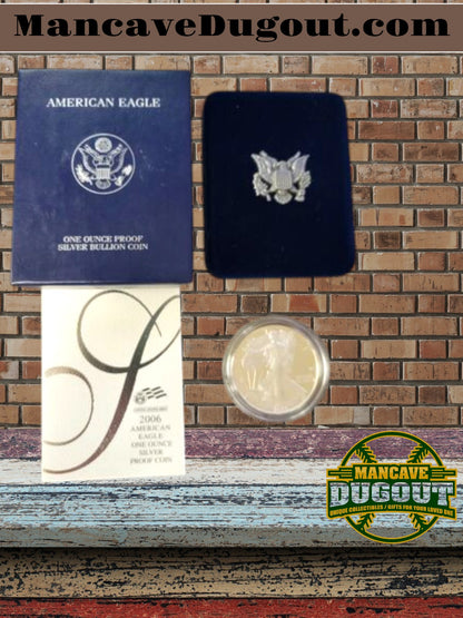 2006 American Eagle One Ounce Silver Proof Coin - From U.S. Mint
