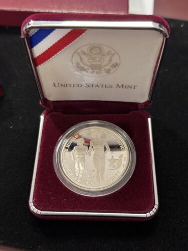 1995-P $1 Atlanta Centennial Olympic Games Paralympics Silver Proof Dollar