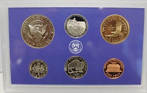 2005 US STATE QUARTER 5 COIN PROOF SET IN US MINT PACKAGING & COA