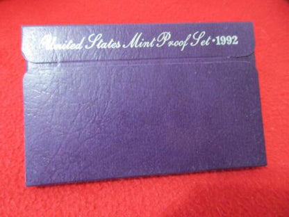 1992 S Proof Set U.S. Mint Original Government Packaging -Collectible