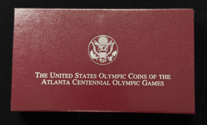 1995-P $1 Atlanta Centennial Olympic Games Paralympics Silver Proof Dollar