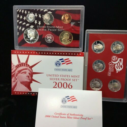 2006-S SILVER 10 Coin Proof Set ORIGINAL