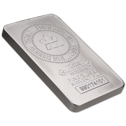 10 oz. .9999 Fine Silver Bar - Royal Canadian Mint