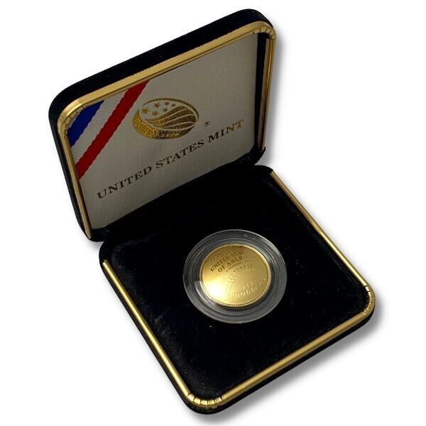 2014 National Baseball Hall of Fame Proof $5 Gold Coin w/OGP & COA