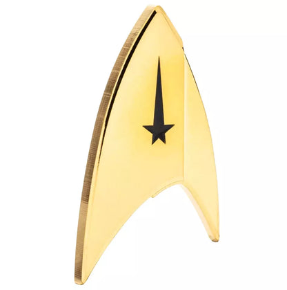 2024 Agoro Star Trek Starfleet – Command Insignia 1 oz Gilded Enamel Silver Coin - Only 2000 Minted!!!