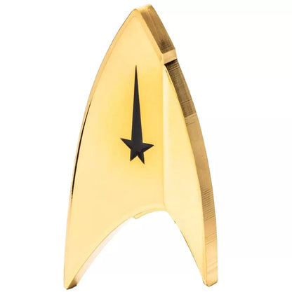 2024 Agoro Star Trek Starfleet – Command Insignia 1 oz Gilded Enamel Silver Coin - Only 2000 Minted!!!