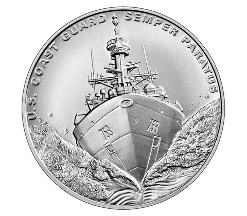 U.S. Coast Guard One-Ounce Silver Medal