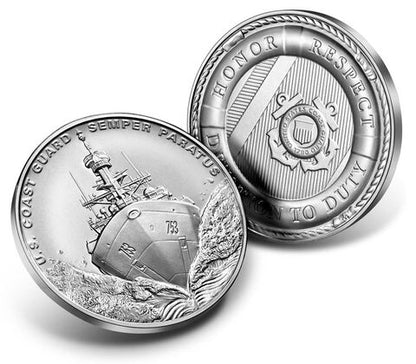 U.S. Coast Guard One-Ounce Silver Medal