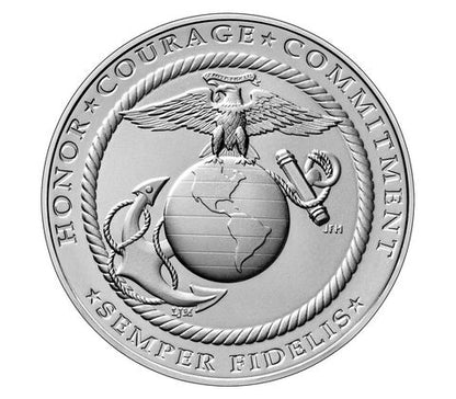 U.S. Marine Corps One-Ounce Silver Medal