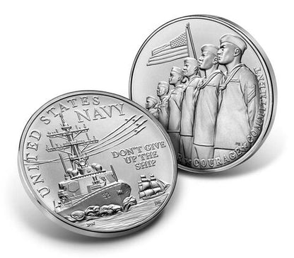 U.S. Navy One-Ounce Silver Medal
