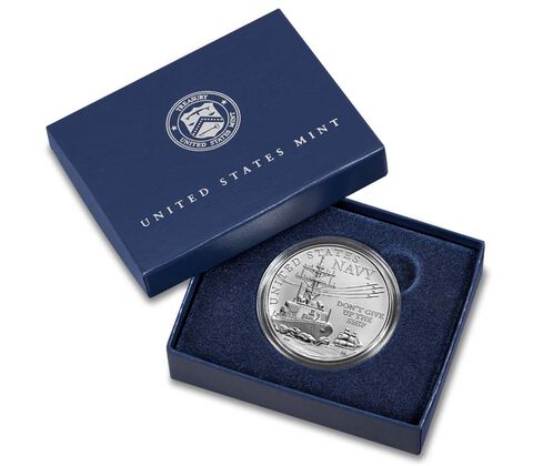 U.S. Navy One-Ounce Silver Medal