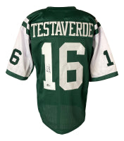 Vinny Testaverde Signed Jersey (Beckett) - New York Jets