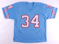 Earl Campbell Signed Jersey (Beckett) - Houston Oilers
