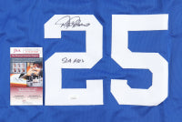 Rafael Palmeiro Signed Jersey Inscribed - (JSA) - Texas Rangers