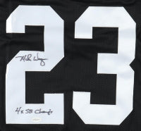 Mike Wagner Signed Jersey Inscribed "4x SB Champ's" (TSE) - Pittsburgh Steelers