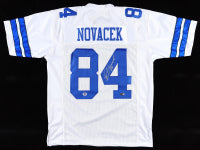 Jay Novacek Signed Jersey (Tristar) - Dallas Cowboys-White