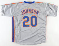 Howard Johnson Signed Jersey Inscribed "'86 WSC" (Beckett) - New York Mets