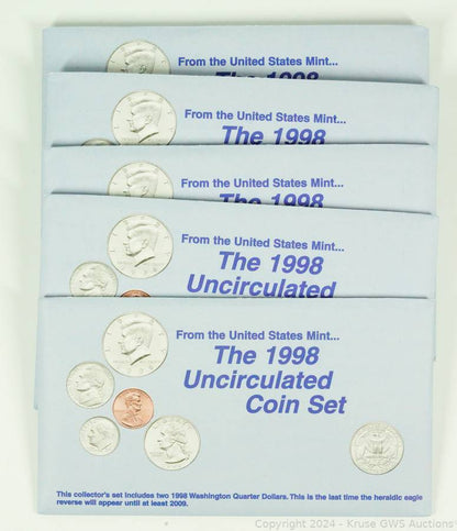 1998 United States Mint Uncirculated Coin Sets