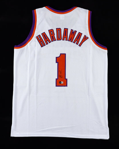 Penny Hardaway Signed Jersey (Beckett)-Phoenix Suns-White