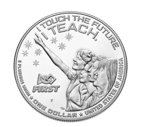 2021 - Christa McAuliffe Proof Silver Dollar