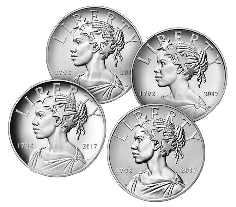 2017 - American Liberty 225th Anniversary Silver Four-Medal Set