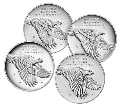 2017 - American Liberty 225th Anniversary Silver Four-Medal Set