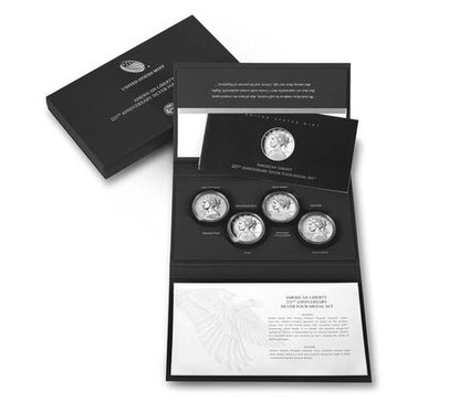 2017 - American Liberty 225th Anniversary Silver Four-Medal Set