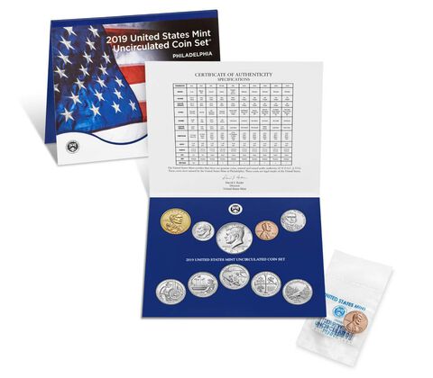 2019 United States Mint Uncirculated Coin Set