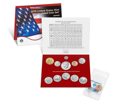 2019 United States Mint Uncirculated Coin Set