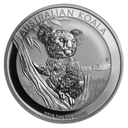 2015-P $1 Silver Australian Koala 1 oz Brilliant Uncirculated