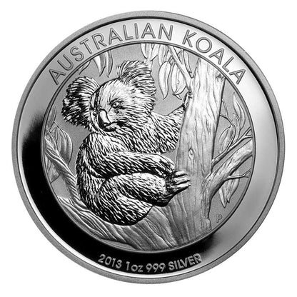 2013-P $1 Silver Australian Koala 1 oz Brilliant Uncirculated