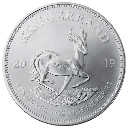 2019 South Africa Silver Krugerrand 1 oz Brilliant Uncirculated