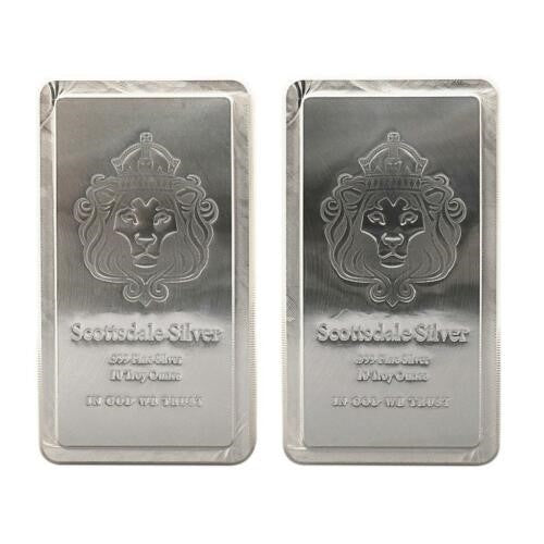 10 oz .999 Silver Scottsdale STACKER® Silver Bars